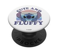 Disney Lilo & Stitch Cute and Fluffy Stitch PopSockets PopGrip Adhésif