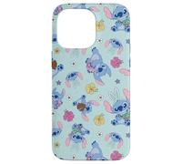 Disney Lilo & Stitch Cute Blue Easter Pastel Stitch Pattern Coque pour iPhone 14 Pro Max