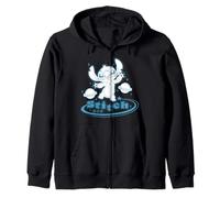 Disney Lilo & Stitch Cute Cosmic Stitch 626 Big Chest Logo Sweat à Capuche