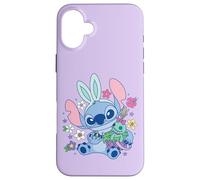 Disney Lilo & Stitch Cute Easter Bunny Stitch and Scrump Coque pour iPhone 16 Plus
