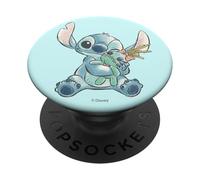 Disney Lilo & Stitch Cute Happy Stitch Scrump Sketch Logo PopSockets PopGrip Adhésif
