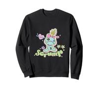 Disney Lilo & Stitch Cute Scrump Doll Pastel Color Big Logo Sweatshirt