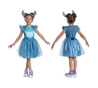 Disney Robe classique Stitch avec bandeau de Disguise - Costume pour enfants sous licence officielle, inspiré de Lilo Stitch, parfait pour les soirées habillées et les fêtes.