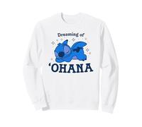 Disney Lilo & Stitch Dreaming Of Ohana Cute Sleepy Stitch Sweatshirt