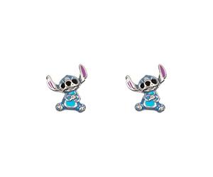 Disney Lilo & Stitch - E906250RRHL.PH - Boucles d'Oreille Femme - Argent 925/10000 1.0 G, taille unique, Argent sterling, Pas de gemme