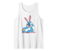 Disney Lilo & Stitch Easter Cute Stitch Bunny Big Chest Logo Débardeur