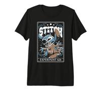 Disney Lilo & Stitch Experiment 626 Vintage Tarot Poster T-shirt haut de gamme