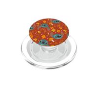 Disney Lilo & Stitch Fall Leaves and Acorns Stitch Pattern PopSockets PopGrip pour MagSafe