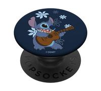 Disney Lilo & Stitch Flowers Background PopSockets PopGrip Adhésif