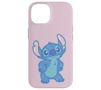 Disney Lilo & Stitch Fluffy Cute Pose Stitch Coque pour iPhone 14