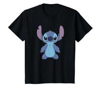 Disney Lilo & Stitch Full Body Frontal View Cute Portrait T-Shirt, Enfant, Noir, 3 ans