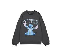 Disney Lilo & Stitch Gris College Sweatshirt Sweat-shirt Femme