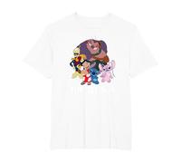 Disney Lilo & Stitch Group Shot Ohana Portrait T-Shirt, Homme Grandes tailles, Blanc, 4X Tall