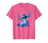 Disney Lilo & Stitch Happy Mood Good Alien Pose Logo T-Shirt
