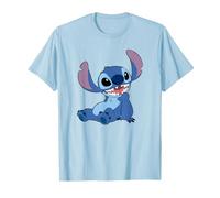 Disney Lilo & Stitch Happy Mood Good Alien Pose Logo T-Shirt