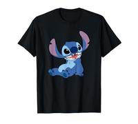 Disney Lilo & Stitch Happy Mood Good Alien Pose Logo T-Shirt