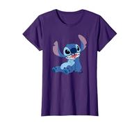 Disney Lilo & Stitch Happy Mood Good Alien Pose Logo T-Shirt