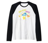 Disney Lilo & Stitch Have A Egg-Cellent Dreams Chest Logo Manche Raglan