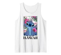 Disney Lilo & Stitch Hawaii Hibiscus Cute Floral Portrait Débardeur