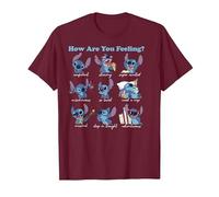 Disney Lilo & Stitch How Are You Feeling T-Shirt, Homme, Marron, M