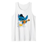 Disney Lilo & Stitch Iconic Elvis Stitch Ready To Play Logo Débardeur
