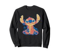 Disney Lilo & Stitch in Hawaiian Floral Print Sweatshirt