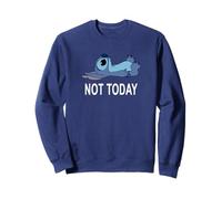 Disney Lilo & Stitch Laying Down Staring Up Not Today Sweatshirt