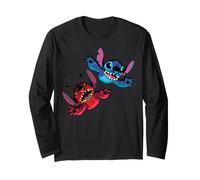 Disney Lilo & Stitch Leroy & Stitch Chaotic Duo Jumping Out Manche Longue