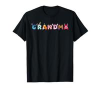 Disney Lilo & Stitch Letters Grandma Birthday Family Trip T-Shirt