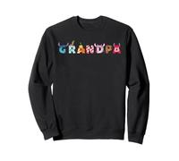 Disney Lilo & Stitch Letters Grandpa Birthday Family Trip Sweatshirt