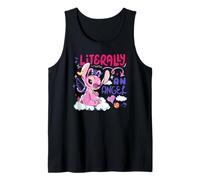 Disney Lilo & Stitch Literally An Angel Colorful Chest Logo Débardeur
