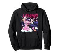 Disney Lilo & Stitch Literally An Angel Colorful Chest Logo Sweat à Capuche