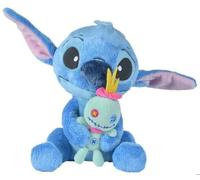 Disney Lilo&Stitch mascotte Stitch avec Scrump peluche alien bleu 25cm