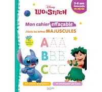 Disney - Lilo Stitch - Mon cahier effaçable - J'écris les lettres majuscules (3-6 ans)