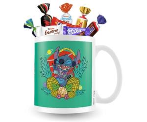 DISNEY LILO & STITCH - Mug garni d'un assortiment de 15 chocolats Célébrations, DAIM, KINDER - LICENCE OFFICIELLE - COFFRET CADEAU ORIGINAL