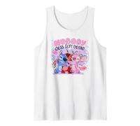 Disney Lilo & Stitch Nobody Gets Left Behing Sketch Big Logo Débardeur