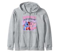 Disney Lilo & Stitch Nobody Gets Left Behing Sketch Big Logo Sweat à Capuche
