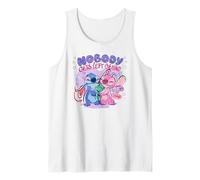 Disney Lilo & Stitch Nobody Gets Left Behing Sketch Logo Débardeur