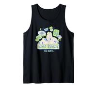 Disney Lilo & Stitch Not Today I'm Busy Neon Retro Big Logo Débardeur
