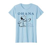 Disney Lilo & Stitch Ohana Cœurs en coton T-Shirt