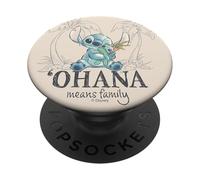 Disney Lilo & Stitch Ohana Means Family Sketch Logo PopSockets PopGrip Adhésif