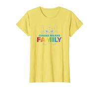 Disney Lilo & Stitch Ohana Means Family Stitch Rainbow T-Shirt