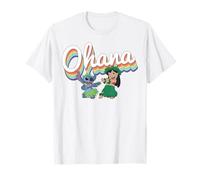 Disney Lilo & Stitch Ohana Rainbow T-Shirt