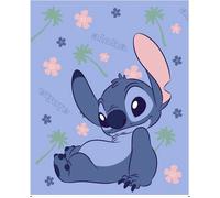 Disney Lilo & Stitch Plaid polaire, Aloha - 130 x 160 cm - Polyester - EFFET VELOURS