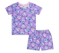 Disney Lilo & Stitch Pyjama court Stitch & Angel pour filles, cadeaux pour filles, lilas, 7-8 ans