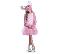 Disney Lilo & Stitch Robe d'ange pour enfant, tenue officielle Lilo et Stitch à capuche