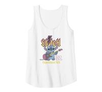 Disney Lilo & Stitch Rock Concert Experiment 626 Band Débardeur, Femme, Blanc, XL