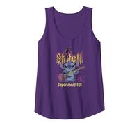 Disney Lilo & Stitch Rock Concert Experiment 626 Band Débardeur, Femme, Violet, L