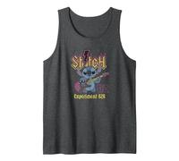 Disney Lilo & Stitch Rock Concert Experiment 626 Band Débardeur, Homme, Chiné Foncé, XXL