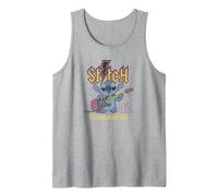 Disney Lilo & Stitch Rock Concert Experiment 626 Band Débardeur, Homme, Gris Chiné, M